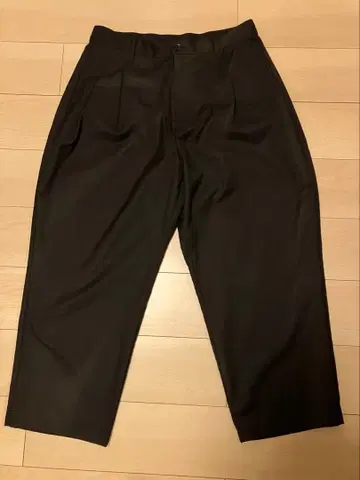 Sourcream 마작 구락부 테이퍼드 팬츠 블랙 프리 사이즈