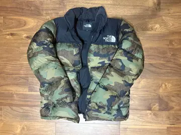 THE NORTH FACE 카모플라쥬 다운 자켓 M