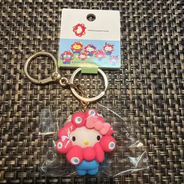 [ 미개봉 새상품 ] 오사카 만박 산리오 먁먁 파스텔 키링 키티