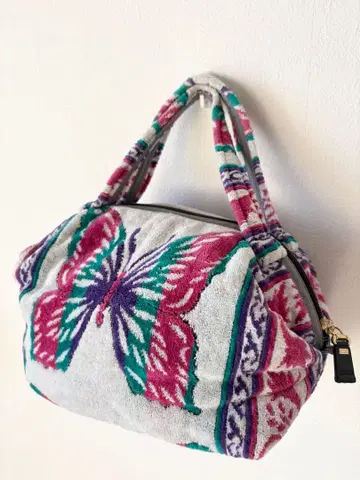 nana 타월 원단 핸드백