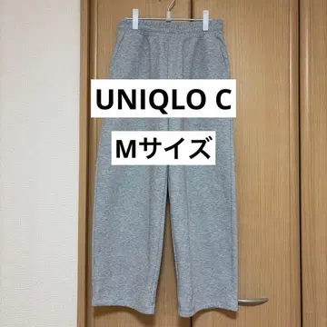 [UNIQLO] 맨투맨 와이드 팬츠/표시 사이즈 M 사이즈 그레이