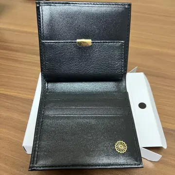 황궁 지갑 이단 접이 블랙