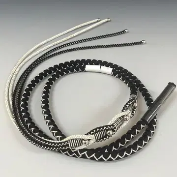 미사용 새상품 후리소데 순수 실크 허리띠 부품 포함 블랙/실버