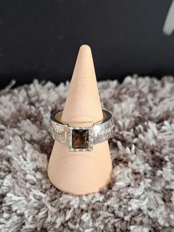 고티에 반지 실버 스톤 반지