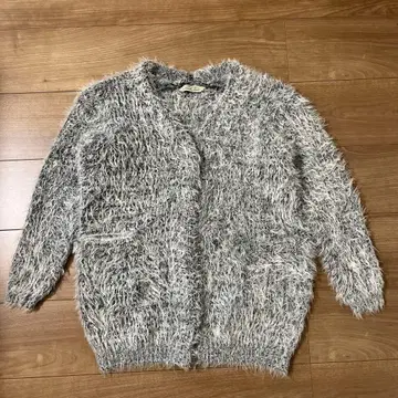 [ TORRAZZO DONNA ] 가디건 긴팔 겉옷 보송보송 그레이