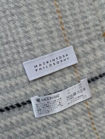 MACKINTOSH PHILOSOPHY 체크 무늬 머플러 스톨