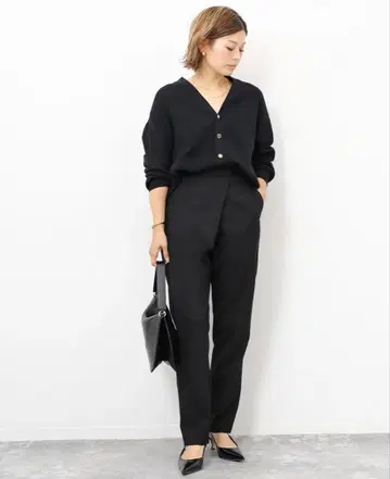 Deuxieme Classe Heartrich 가디건 블랙