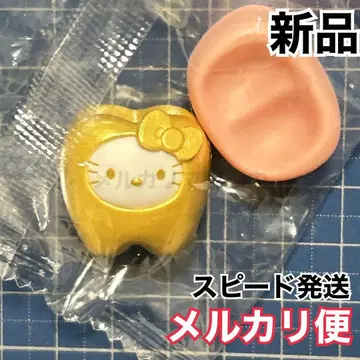 산리오 캐릭터즈 다 같이 되자! 치아 레어 키티 골드 가챠