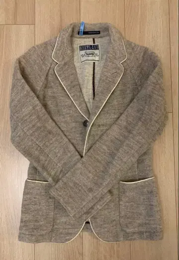 TOMORROWLAND 셰틀랜드 울 자켓 라이트 그레이 새상품급