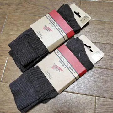 레드윙 COTTON SOCKS BROWN 코튼 삭스 2켤레 브라운