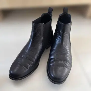 뷰티앤유스 사이드 고어 부츠 37 블랙 천연 가죽