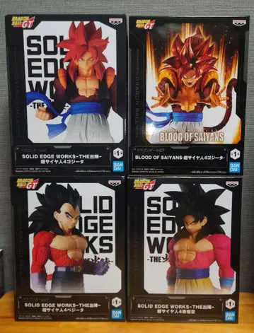 드래곤볼 GT THE 출진 손오공 베지터 오지터 피규어 세트
