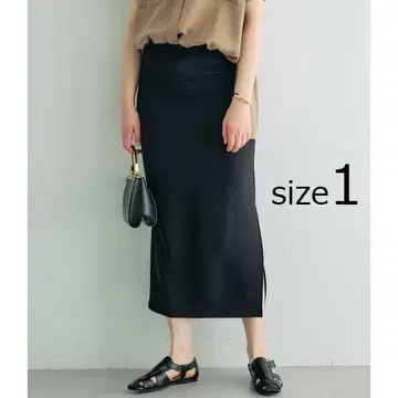 개럴개런트 저지 타이트 스커트 블랙 사이즈 1 허리밴딩