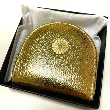 미사용 새상품 황궁 코인 케이스 동전 지갑 골드