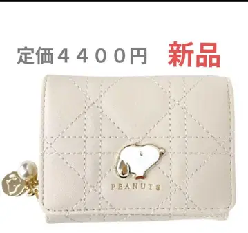 [ 택 포함 새상품 ] PEANUTS SNOOPY 스누피 3단 폴더형