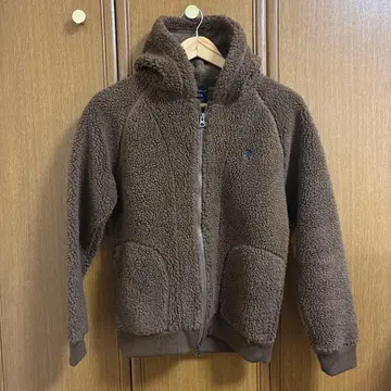 Gymphlex 보아 후드 자켓 브라운