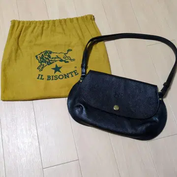 일비종떼 2WAY 숄더백 블랙 가죽