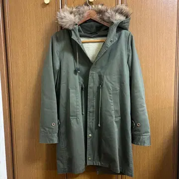 vent blanc 후드 부착 모즈 코트