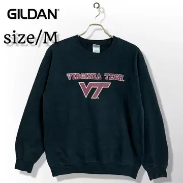 길단 맨투맨 트레이닝복 남성용 M 사이즈 블랙 2단 칼리지 로고