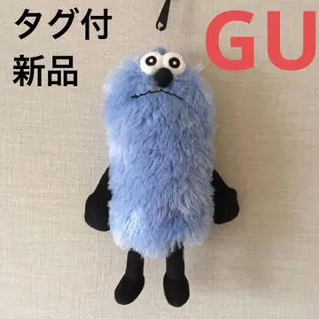 [택 포함 새상품] GU/퍼펫 스 콜라보 파우치/지유/케이스/봉제 인형