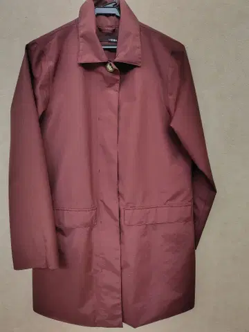 LATELLA 고어텍스 버건디 레인코트