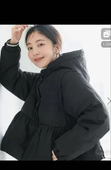 coca 4way 충전솜 아우터 블랙 M