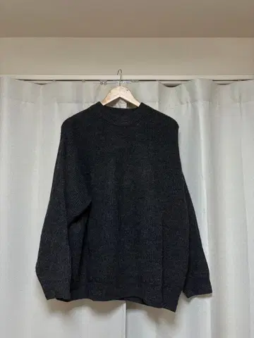 선착순! wym 다크 그레이 오버 사이즈 니트