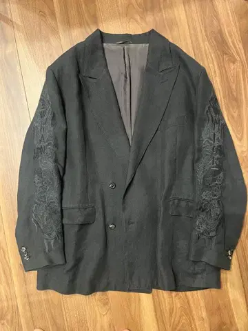 doublet 블랙 테일러드 자켓