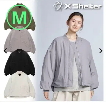 M 카키 그린 워크맨 엑스 쉘터 여성용 웜 블루종