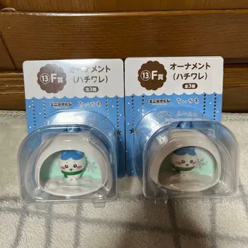 치이카와 (먼작귀) 에니마이 복권 F상 오너먼트 하치와레 2개 세트