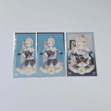 니지산지 공통 의상 3D 굿즈 랜덤 폴라로이드풍 카드 마치다 치마