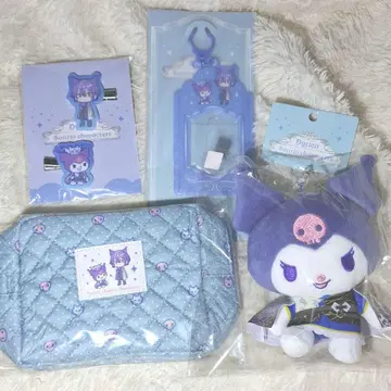 코야나기 로우 산리오 마스코트 카드 홀더 파우치 헤어 클립