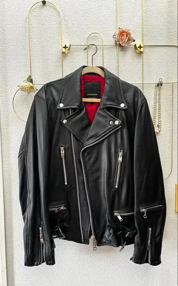 [ JACKROSE ] 블랙 라이더 자켓