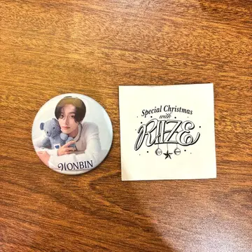 RIIZE 팝업 시부야 109 캔뱃지 원빈