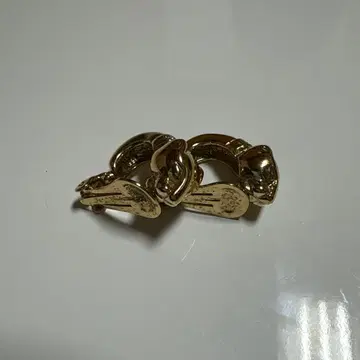 골드 레오파드 후프 귀찌