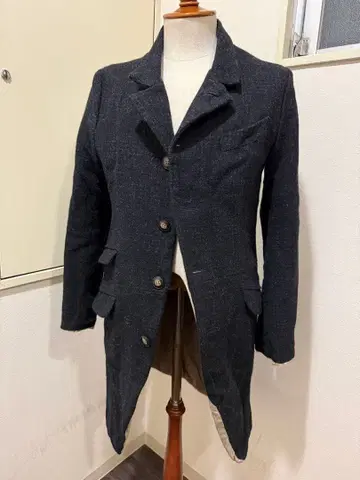 젬블 John bull 다크 그레이 모닝풍 코트