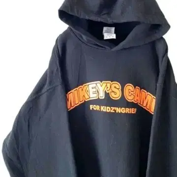 MIKEY'S CAMP 맨투맨 후드티 블랙 블랙 구제 의류
