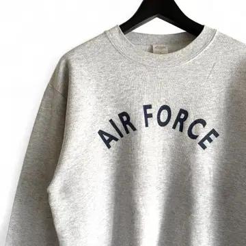 USA AIR FORCE 그레이 맨투맨 트레이닝복 Q1