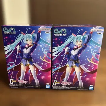 GUNDAM x MIKU 피규어 2체 세트