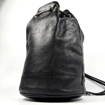 새상품급 일비종떼 숄더백 복조리 가죽 엠보 골드 금장 장식 블랙