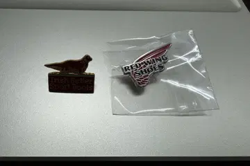 REDWING 핀 배지 2개 세트 빈티지