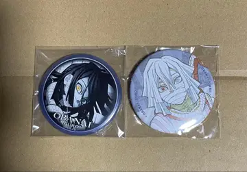 귀멸의 칼날 dining 월드 투어 캔뱃지 이쿠로 오바나이 세트