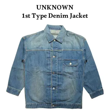 상세 불명 버튼 1st 데님 자켓 싱글 포켓 G