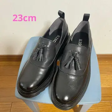 [ KISUCO ] 태슬 로퍼 블랙 23cm 새상품 미사용