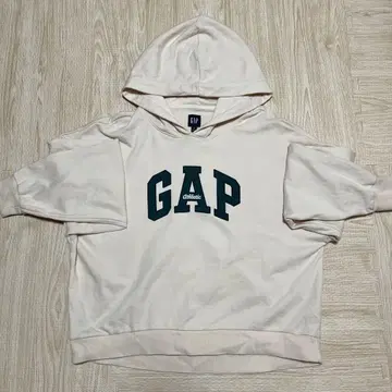 GAP Athletic 후드 부착 후드티 크림색