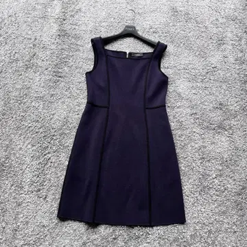 폭시 42 다크 퍼플 니트 원피스