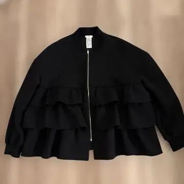 Sov. 프릴 디자인 집업 자켓