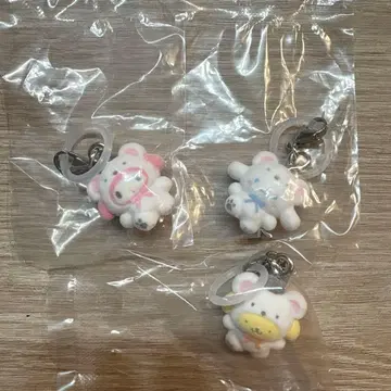 산리오 메지루시 액세서리 복슬복슬 스노우 3종 세트