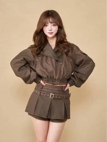 Darich 앤티크 가죽 라이더 자켓