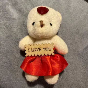 I LOVE YOU 곰 봉제 인형